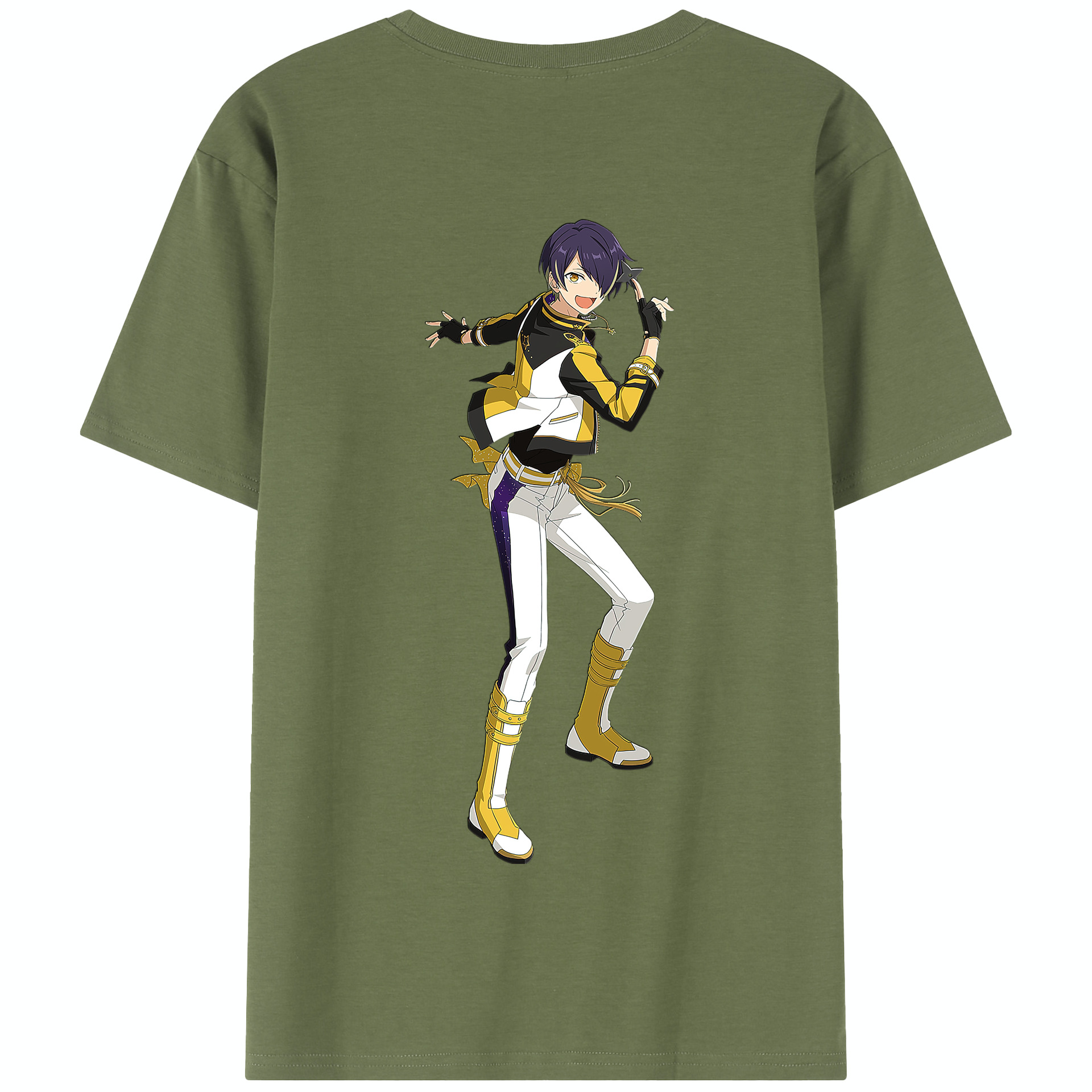 （画像用） あんさんぶるスターズ! Ensemble Stars 綿100％半袖Tシャツ（背面プリント）